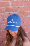 Denim & White Roper Hat